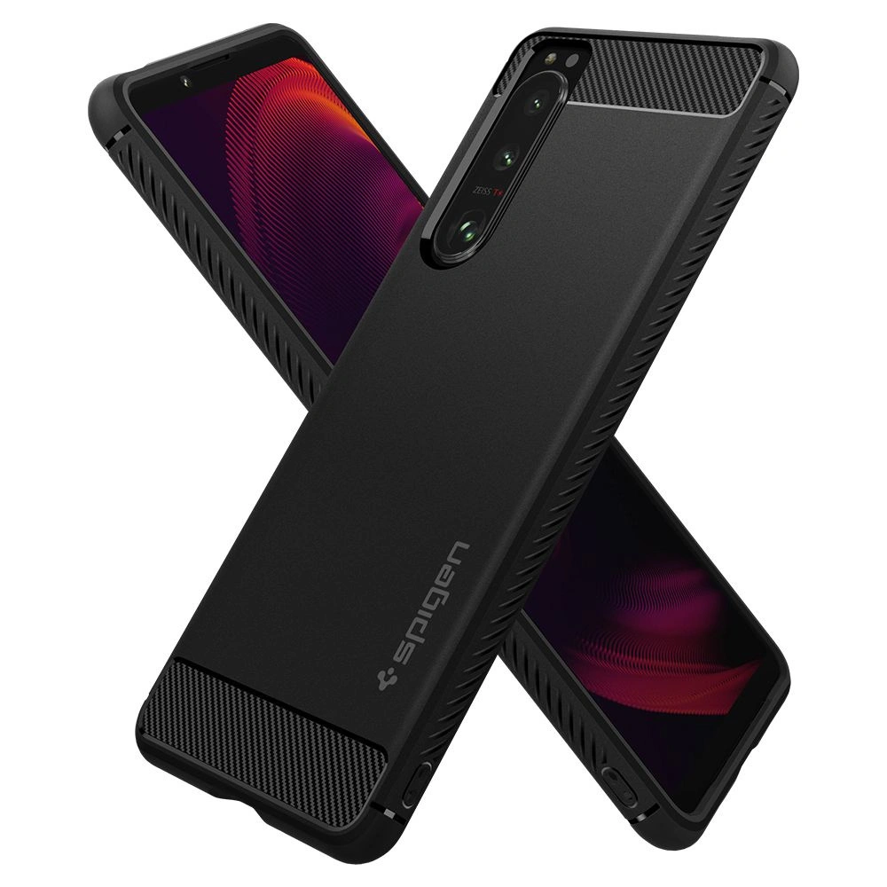 Hurtownia GSM - Etui Spigen Rugged Armor Sony Xperia 5 III Matná Černá - SPN1649BLK - {ean13} - Hurt