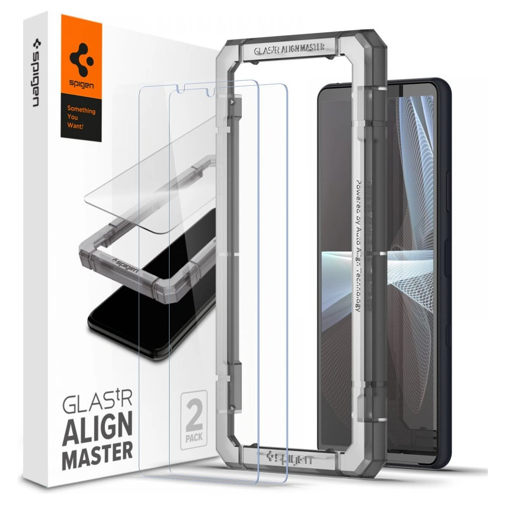 Hurtownia GSM - Tvrzené sklo Spigen GLAS.tR Slim AlignMaster Sony Xperia 10 III [2 PACK] - SPN1650 - {ean13} - Hurt