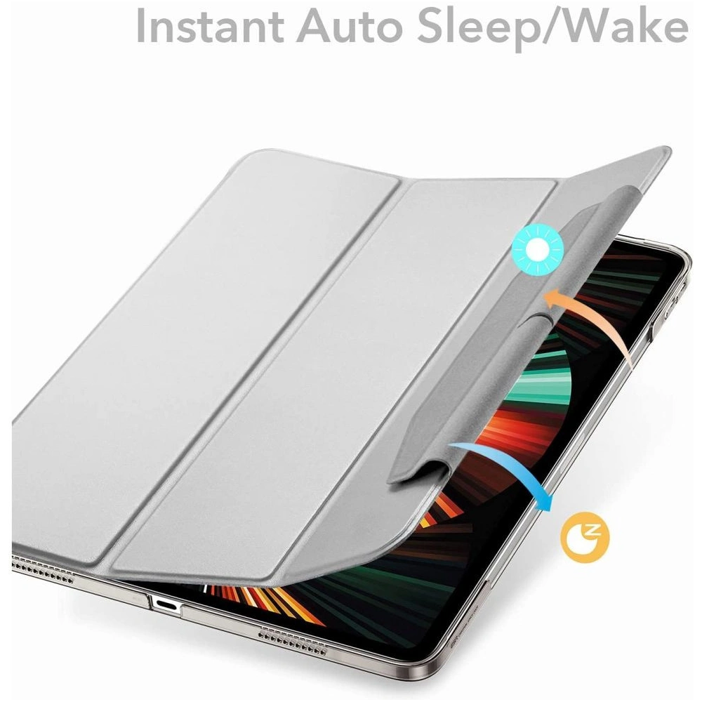Hurtownia GSM - Etui ESR Ascend Trifold Apple iPad Pro 12.9 2021 (5. generace) Stříbrná šedá - ESR353SLVGRY - {ean13} - Hurt
