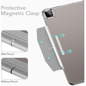 Hurtownia GSM - Etui ESR Ascend Trifold Apple iPad Pro 12.9 2021 (5. generacji) Silver Grey - ESR353SLVGRY - {ean13} - Hurt