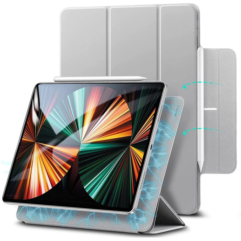 Hurtownia GSM - Etui ESR Rebound Magnetic Apple iPad Pro 12.9 2020/2021 (2. i 3. generacji) Silver Grey - ESR354SLVGRY - {ean13} - Hurt