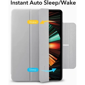 Hurtownia GSM - Etui ESR Rebound Magnetic Apple iPad Pro 12.9 2020/2021 (2. i 3. generacji) Silver Grey - ESR354SLVGRY - {ean13} - Hurt