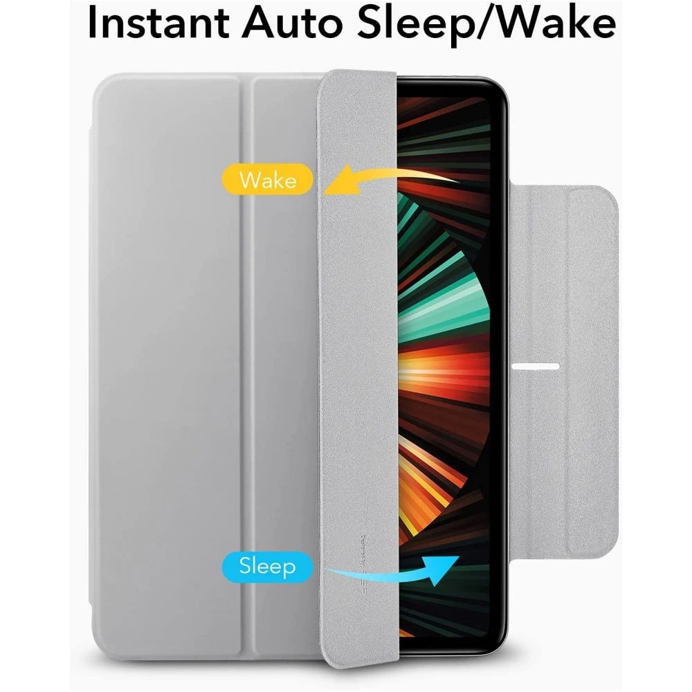 Hurtownia GSM - Etui ESR Rebound Magnetic Apple iPad Pro 12.9 2020/2021 (2. i 3. generacji) Silver Grey - ESR354SLVGRY - {ean13} - Hurt