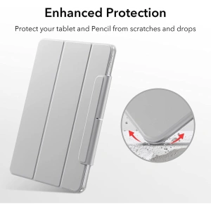 Hurtownia GSM - Etui ESR Rebound Magnetic Apple iPad Pro 12.9 2020/2021 (2. i 3. generacji) Silver Grey - ESR354SLVGRY - {ean13} - Hurt