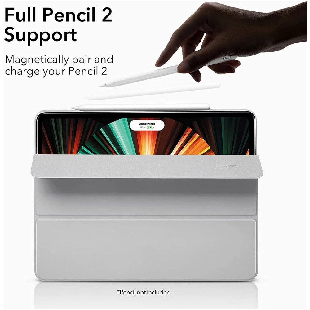 Hurtownia GSM - Etui ESR Rebound Magnetic Apple iPad Pro 12.9 2020/2021 (2. i 3. generacji) Silver Grey - ESR354SLVGRY - {ean13} - Hurt