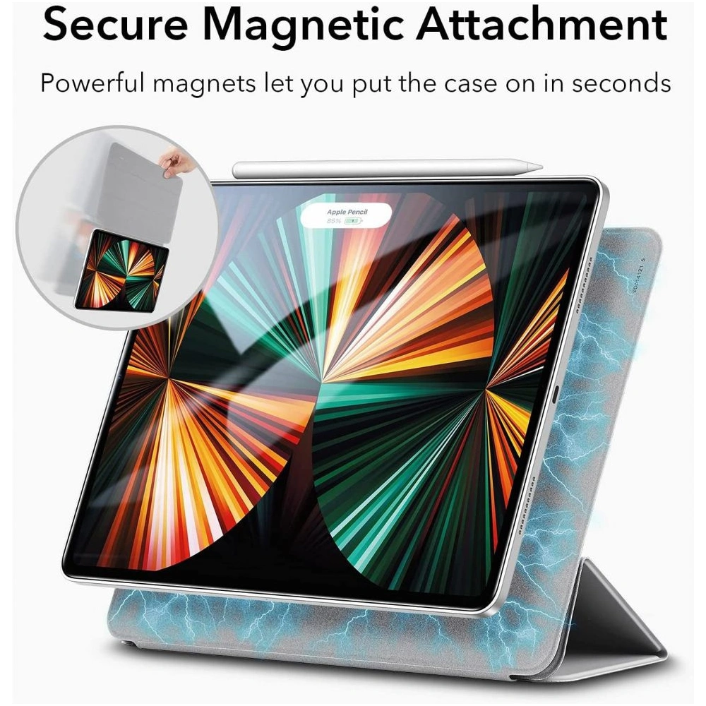 Hurtownia GSM - Etui ESR Rebound Magnetic Apple iPad Pro 12.9 2020/2021 (2. i 3. generacji) Silver Grey - ESR354SLVGRY - {ean13} - Hurt