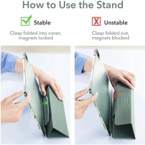 Wholesale ESR Ascend Trifold Apple iPad Pro 12.9 2021 Forest Green - ESR355GRN - {ean13} - Hurt