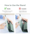 Wholesale ESR Ascend Trifold Apple iPad Pro 12.9 2021 Forest Green - ESR355GRN - {ean13} - Hurt