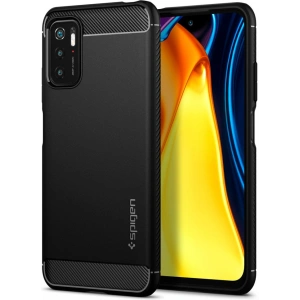 Etui Spigen Rugged Armor Pocophone M3 Pro 5G/Redmi Note 10 5G matná černá