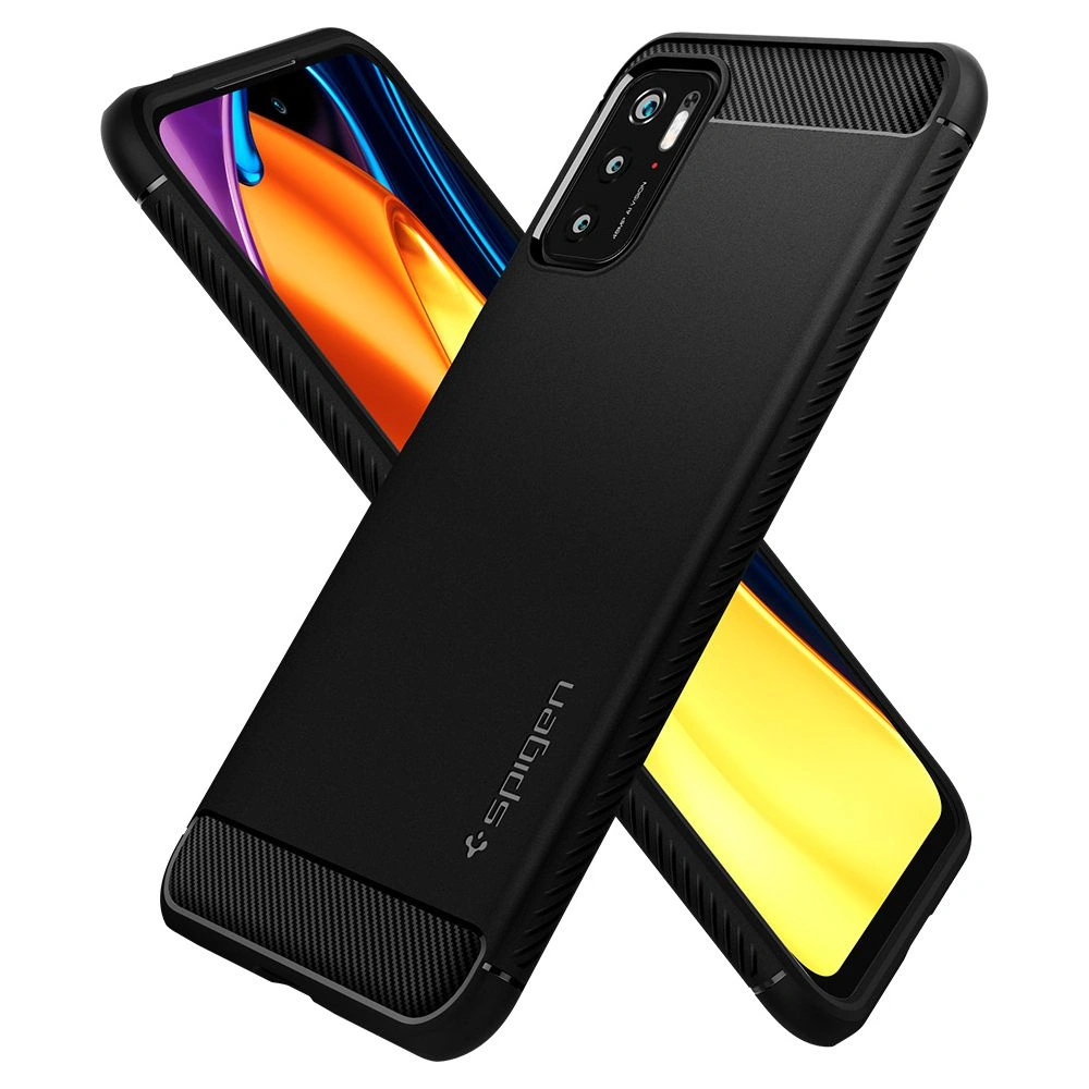 Hurtownia GSM - Etui Spigen Rugged Armor Pocophone M3 Pro 5G/Redmi Note 10 5G matná černá - SPN1652BLK - {ean13} - Hurt