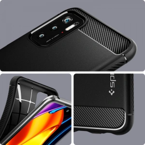 Wholesale Spigen Rugged Armor Pocophone M3 Pro 5G/Redmi Note 10 5G Matte Black - SPN1652BLK - {ean13} - Hurt