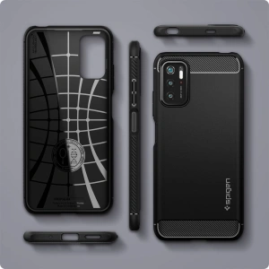 Wholesale Spigen Rugged Armor Pocophone M3 Pro 5G/Redmi Note 10 5G Matte Black - SPN1652BLK - {ean13} - Hurt