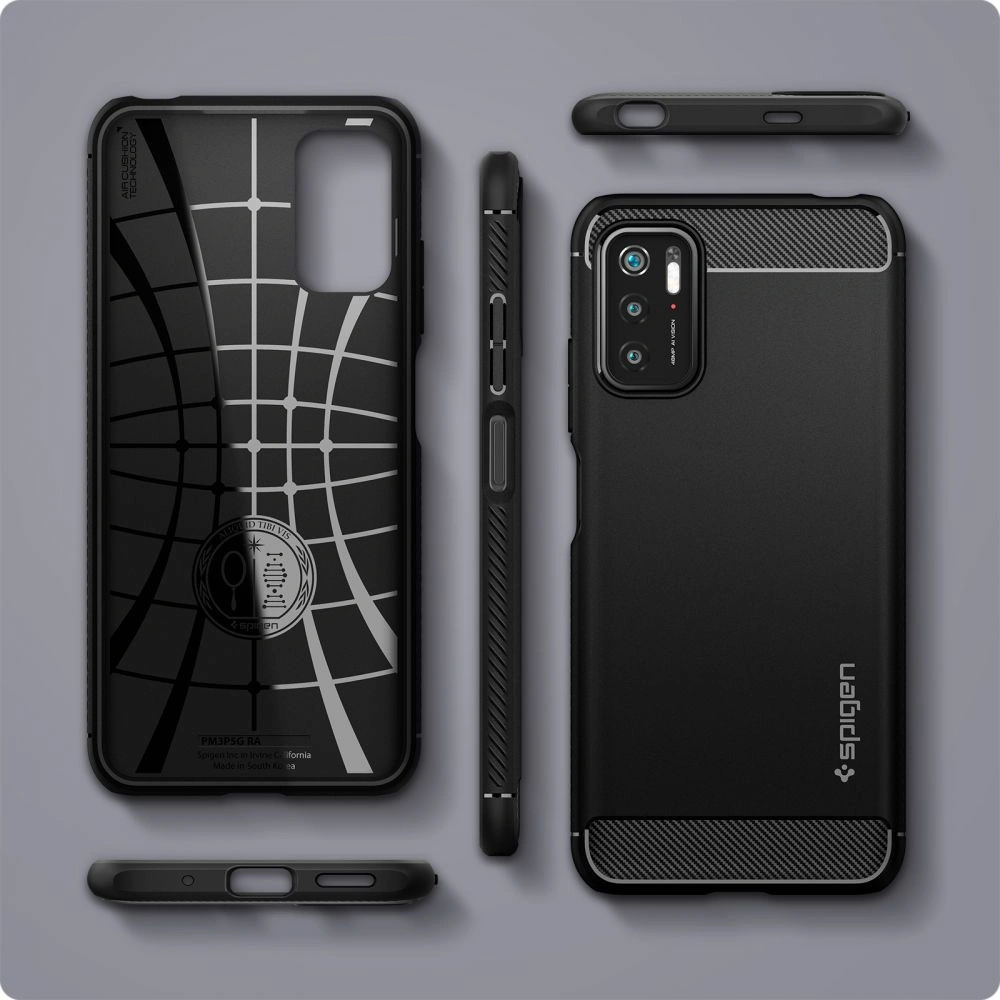 Hurtownia GSM - Etui Spigen Rugged Armor Pocophone M3 Pro 5G/Redmi Note 10 5G matná černá - SPN1652BLK - {ean13} - Hurt