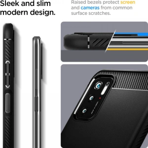 Wholesale Spigen Rugged Armor Pocophone M3 Pro 5G/Redmi Note 10 5G Matte Black - SPN1652BLK - {ean13} - Hurt