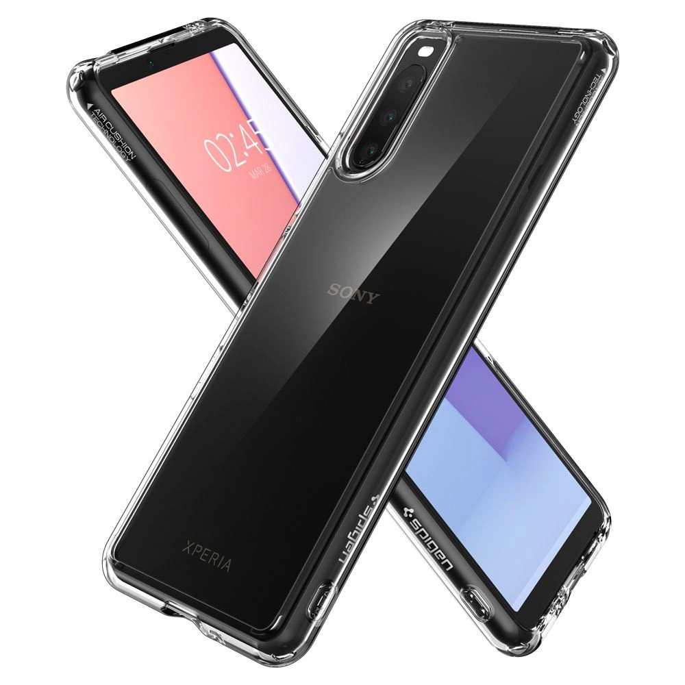 Hurtownia GSM - Etui Spigen Ultra Hybrid Sony Xperia 10 III Crystal Clear - SPN1653CL - {ean13} - Hurt