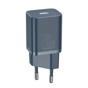 Síťová nabíječka Baseus Super Si Quick Charger 1C 20W s kabelem USB-C na Lightning 1m (modrá)