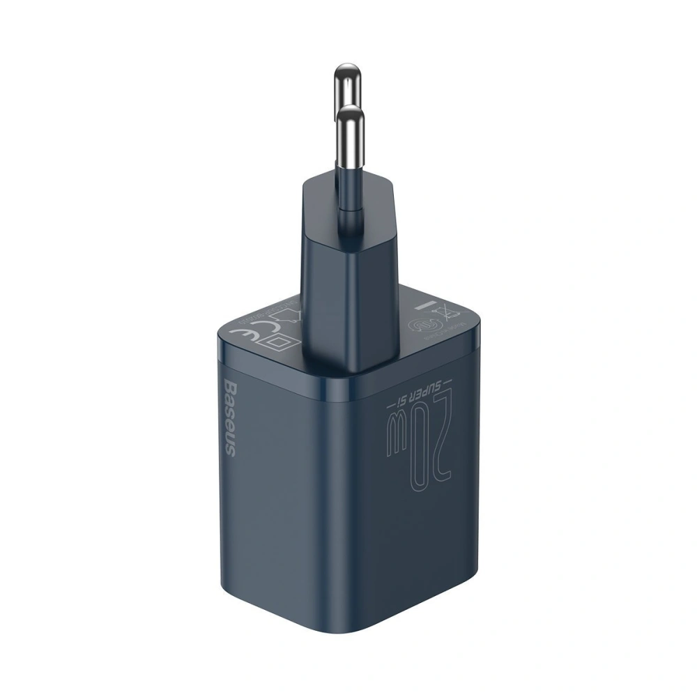 Wholesale Baseus Super Si Quick Charger 1C 20W with USB-C cable for Lightning 1m (blue) - BSU2789BLU - {ean13} - Hurt