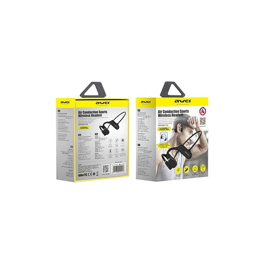 Hurtownia GSM - AWEI sportovní sluchátka Bluetooth A889BL černá/black - AWEI067BLK - {ean13} - Hurt