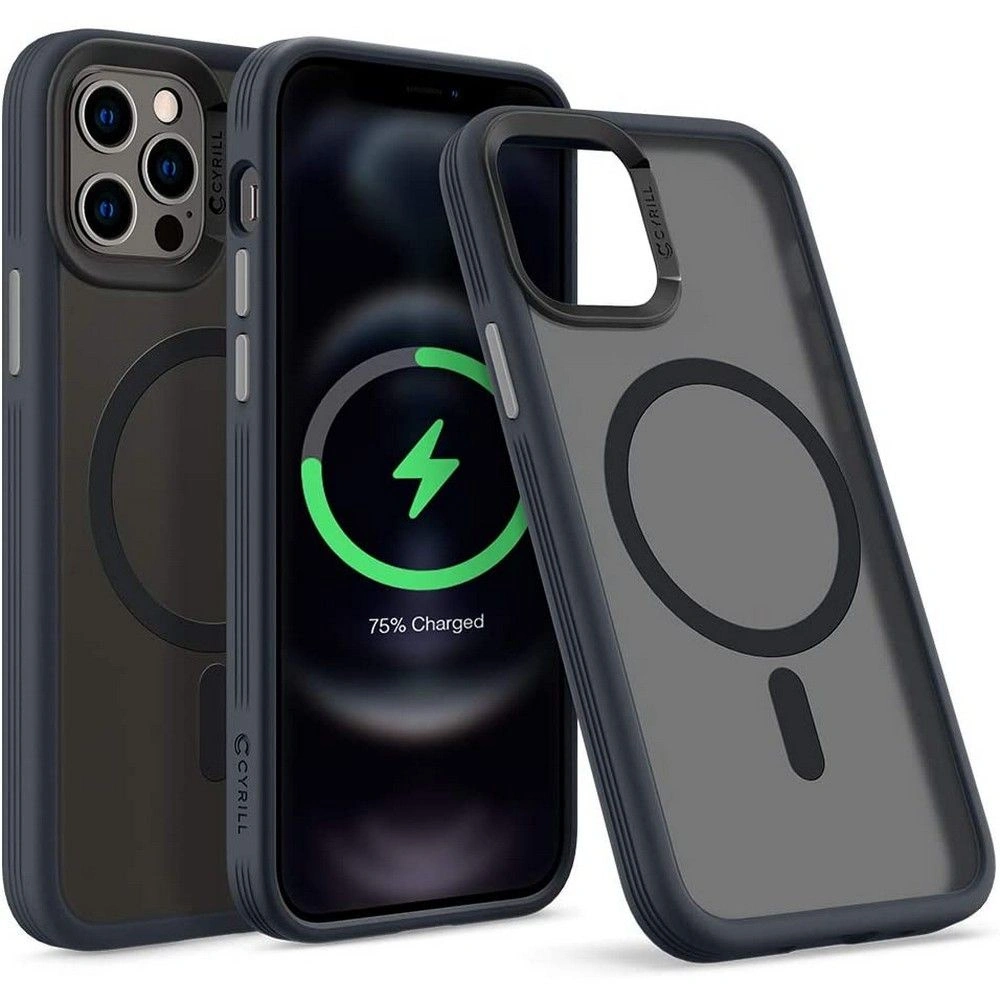 Hurtownia GSM - Etui Spigen Cyrill Color Brick MagSafe Apple iPhone 12/12 Pro Graphite - SPN1654GPH - {ean13} - Hurt