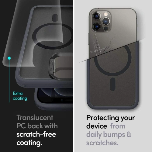 Etui Spigen Cyrill Color Brick MagSafe Apple iPhone 12/12 Pro Graphite