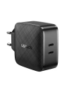 Wall Charger UGREEN CD216, 2xUSB-C, 66W, PD (black)