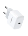Mini ładowarka sieciowa UGREEN, USB-C, 20W, PD (biała)