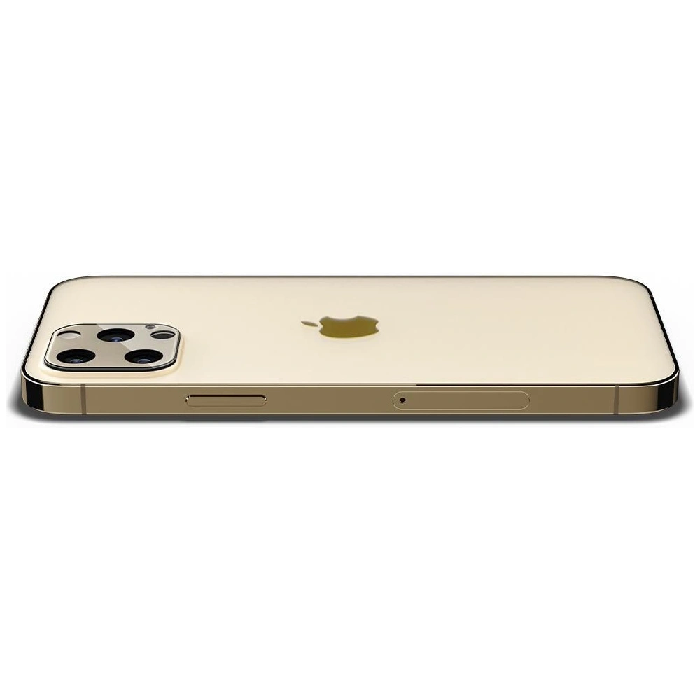 Hurtownia GSM - Szkło hartowane na aparat Spigen Optik Camera Lens Apple iPhone 12 Pro Gold - SPN1656GLD - {ean13} - Hurt