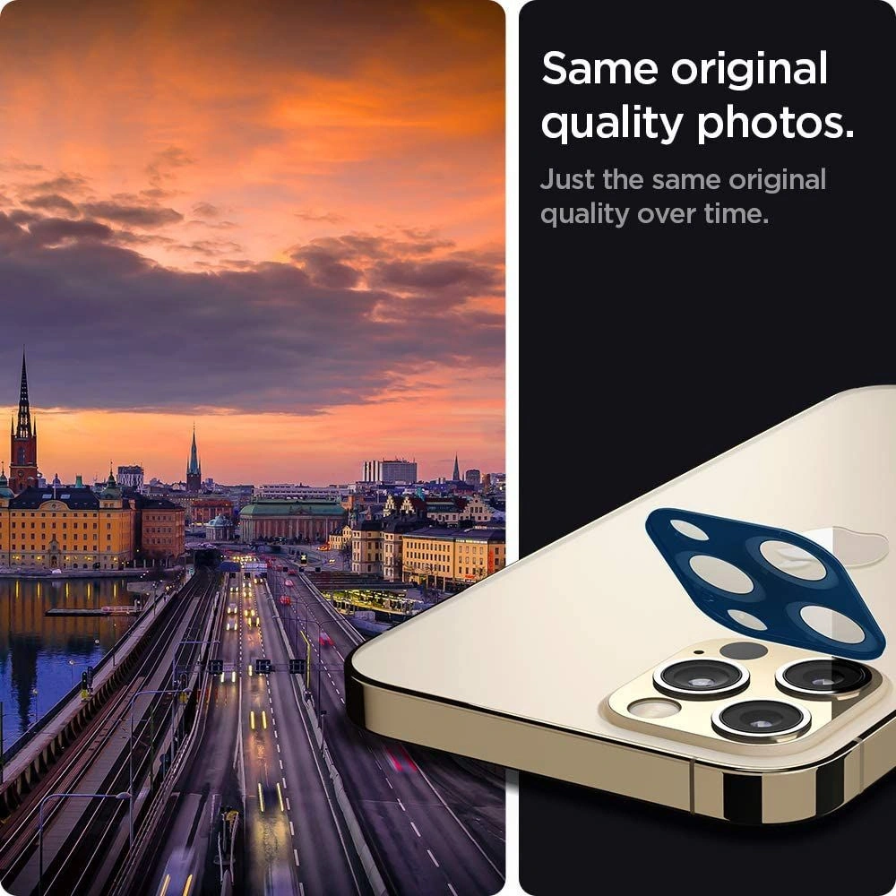 Wholesale Spigen Optik Camera Lens Apple iPhone 12 Pro Gold - SPN1656GLD - {ean13} - Hurt