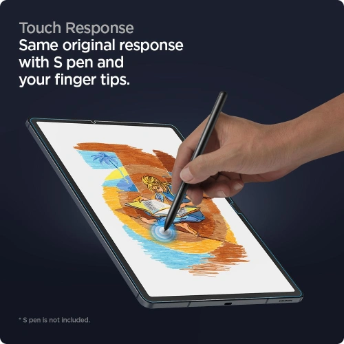 Szkło hartowane Spigen GLAS.tR ez Fit Samsung Galaxy Tab S7 FE 5G 12.4