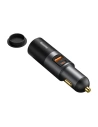 Wholesale Baseus Share Together Fast Charge Car Charger with Cigarette Lighter Expansion Port, USB + USB-C 120W Gray - BSU2782GRY - {ean13} - Hurt