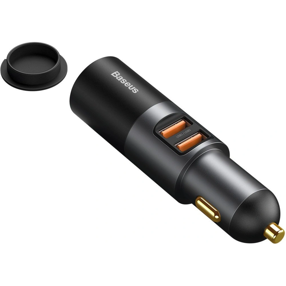 Hurtownia GSM - Automobilová nabíječka Baseus Share Together Fast s cigaretovým konektorem, 2x USB, 120W (šedá) - BSU2783GRY - {ean13} - Hurt
