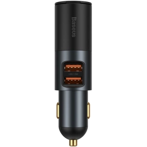 Hurtownia GSM - Automobilová nabíječka Baseus Share Together Fast s cigaretovým konektorem, 2x USB, 120W (šedá) - BSU2783GRY - {ean13} - Hurt