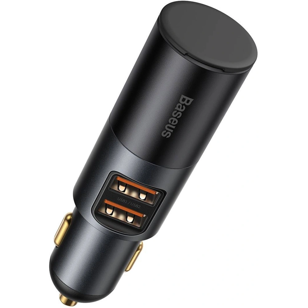 Hurtownia GSM - Automobilová nabíječka Baseus Share Together Fast s cigaretovým konektorem, 2x USB, 120W (šedá) - BSU2783GRY - {ean13} - Hurt