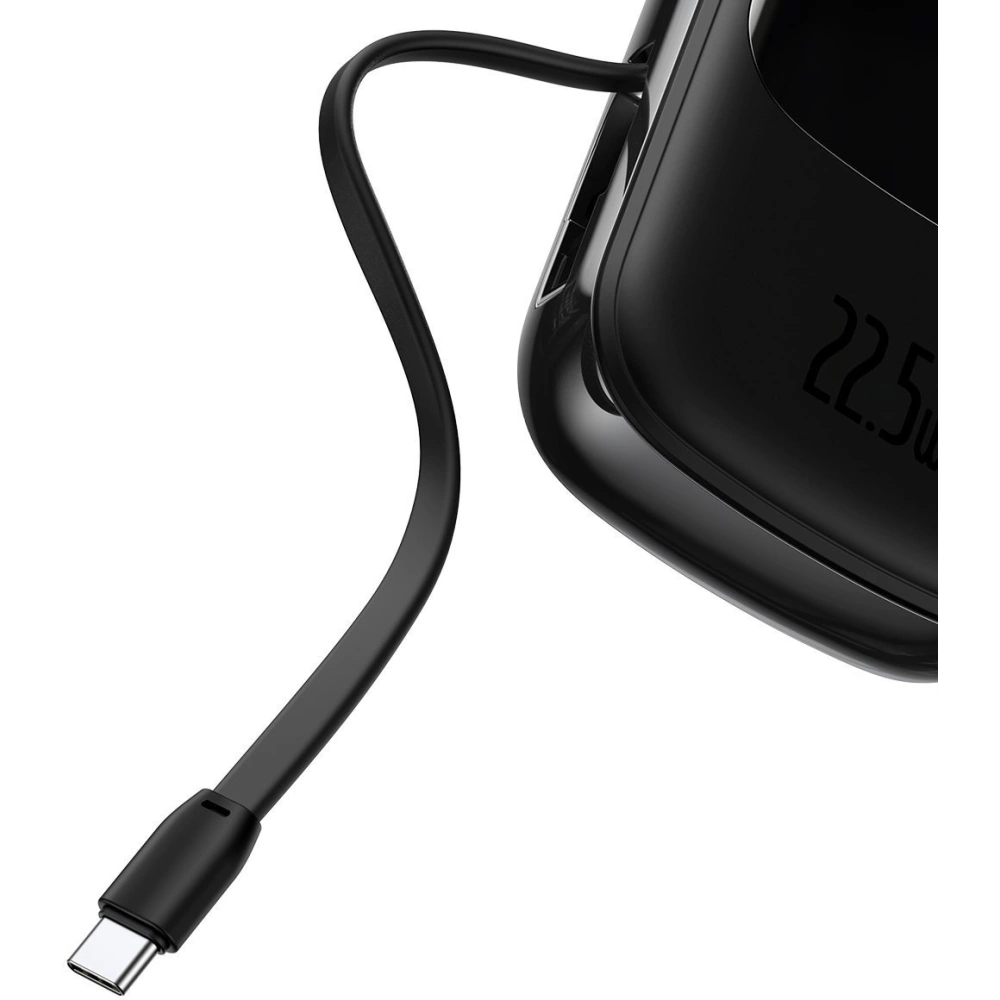 Hurtownia GSM - Powerbank Baseus Qpow 20000mAh, IP, USB, USB-C, 22.5W s kabelem USB-C (černý) - BSU2785BLK - {ean13} - Hurt