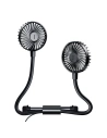 Automobilový ventilátor / větrák Baseus Blustery na opěrku hlavy, USB (černý)