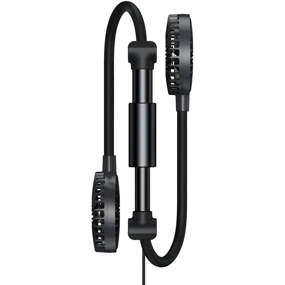 Hurtownia GSM - Automobilový ventilátor / větrák Baseus Blustery na opěrku hlavy, USB (černý) - BSU2787BLK - {ean13} - Hurt