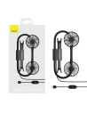 Hurtownia GSM - Automobilový ventilátor / větrák Baseus Blustery na opěrku hlavy, USB (černý) - BSU2787BLK - {ean13} - Hurt