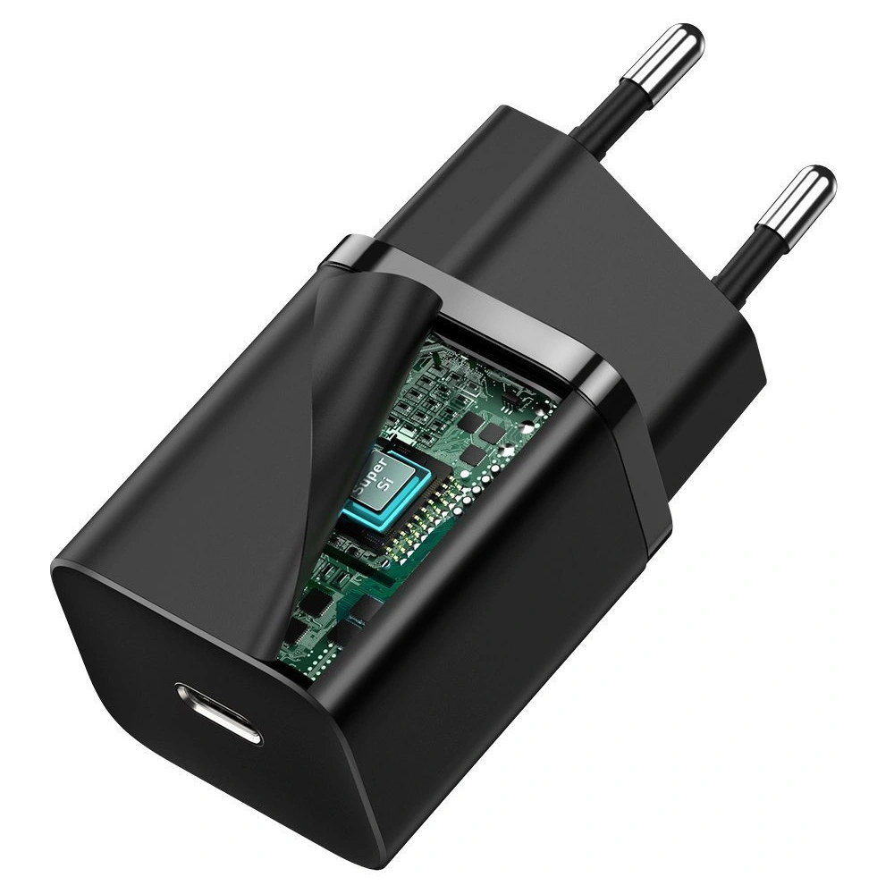 Hurtownia GSM - Ładowarka sieciowa Baseus Super Si Quick Charger 1C 30W (czarna) - BSU2792BLK - {ean13} - Hurt