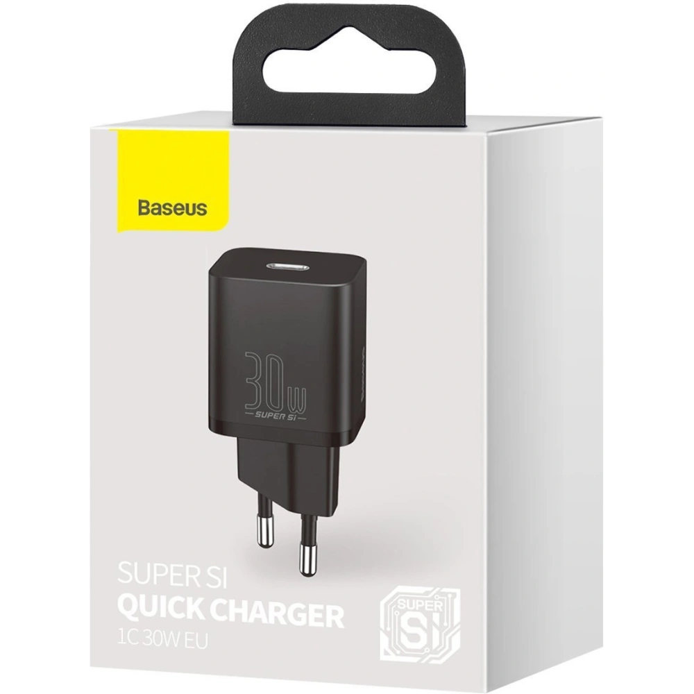 Wholesale Baseus Super Si Quick Charger 1C 30W (black) - BSU2792BLK - {ean13} - Hurt