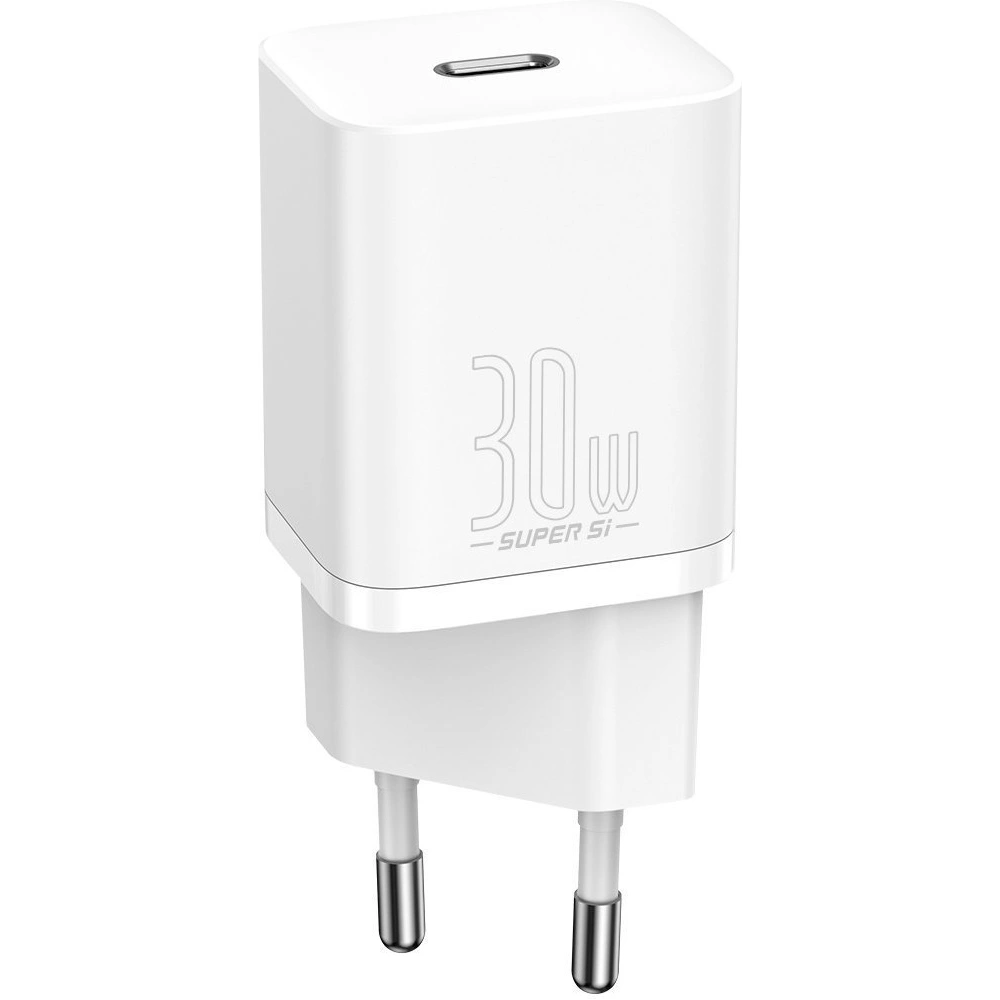 Hurtownia GSM - Síťová nabíječka Baseus Super Si Quick Charger 1C 30W (bílá) - BSU2793WHT - {ean13} - Hurt