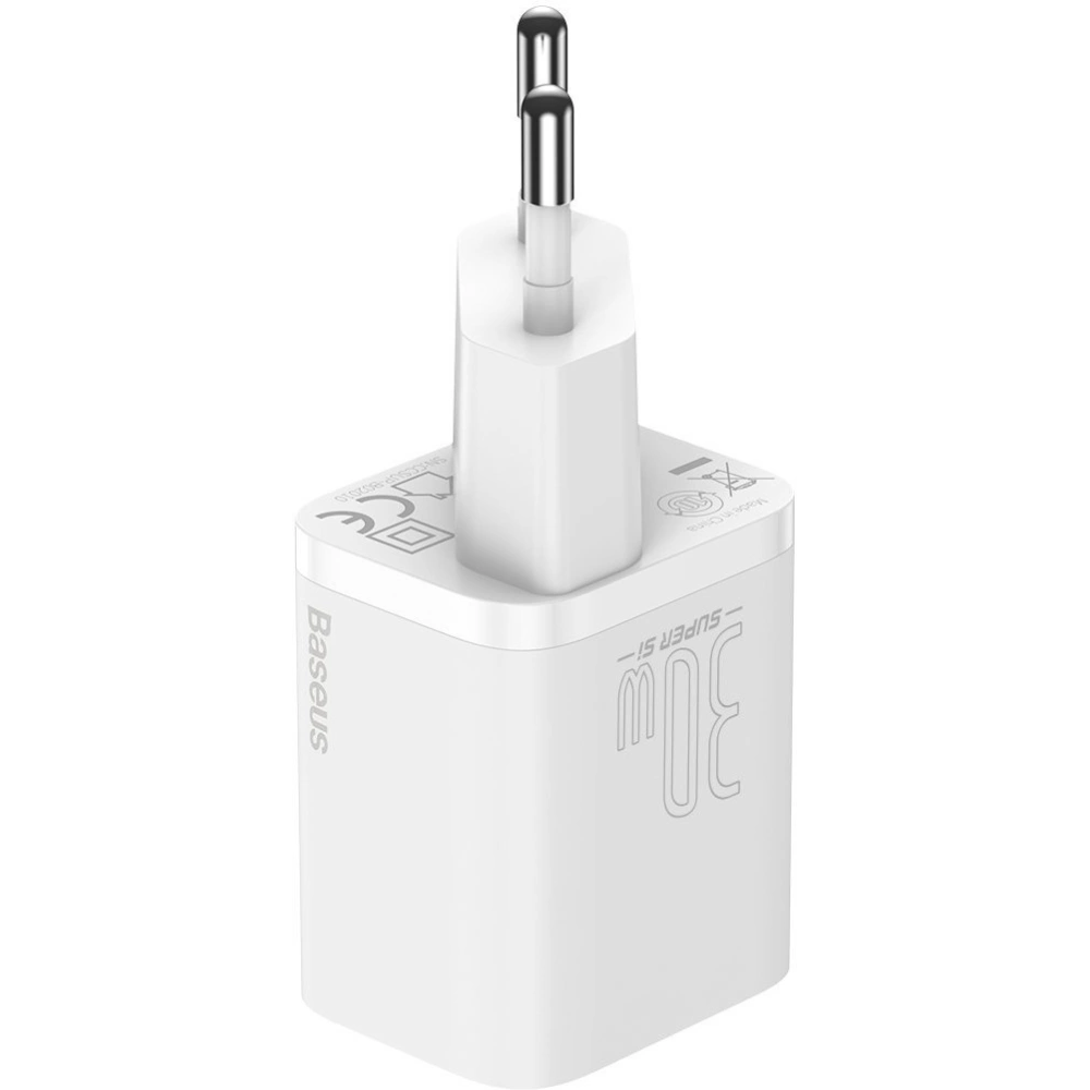 Hurtownia GSM - Ładowarka sieciowa Baseus Super Si Quick Charger 1C 30W (biała) - BSU2793WHT - {ean13} - Hurt