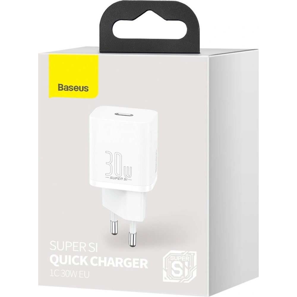 Hurtownia GSM - Ładowarka sieciowa Baseus Super Si Quick Charger 1C 30W (biała) - BSU2793WHT - {ean13} - Hurt