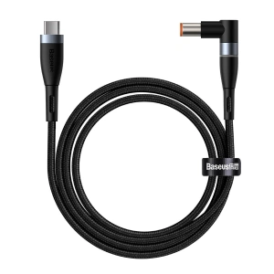 Hurtownia GSM - Kabel magnetyczny Baseus Zinc Magnetic, USB-C do wtyk DC 7,9x5,5mm, 100W, PD, 2m, kątowy (czarny) - BSU2794BLK - {ean13} - Hurt