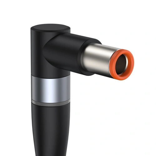 Kabel magnetyczny Baseus Zinc Magnetic, USB-C do wtyk DC 7,9x5,5mm, 100W, PD, 2m, kątowy (czarny)