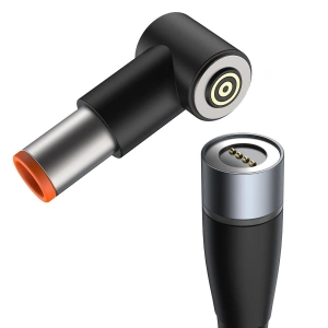 Hurtownia GSM - Kabel magnetyczny Baseus Zinc Magnetic, USB-C do wtyk DC 7,9x5,5mm, 100W, PD, 2m, kątowy (czarny) - BSU2794BLK - {ean13} - Hurt