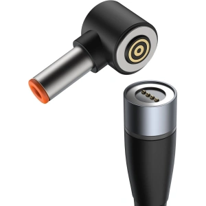 Hurtownia GSM - Kabel magnetyczny Baseus Zinc Magnetic, USB-C do wtyk DC 5,5x2,5mm, 100W, PD, 2m, kątowy (czarny) - BSU2795BLK - {ean13} - Hurt