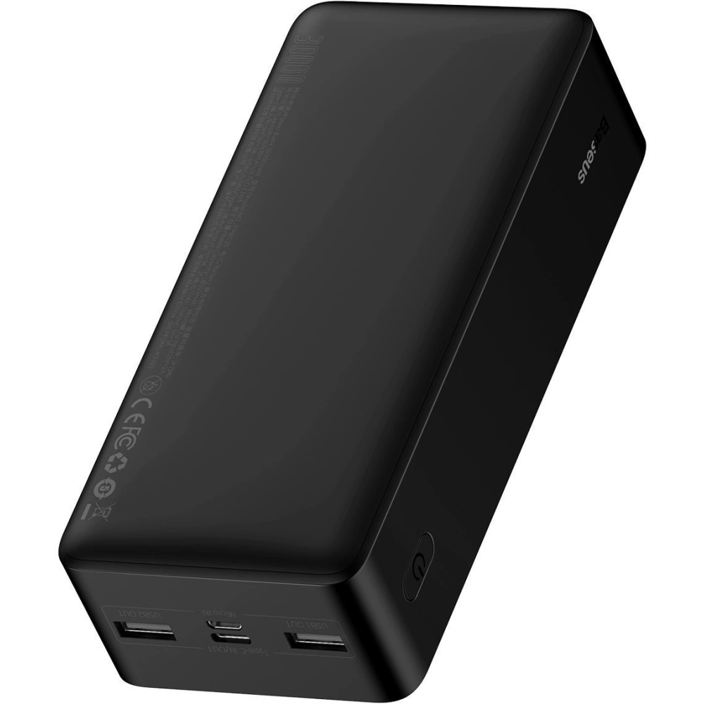 Hurtownia GSM - PowerBank Baseus Bipow 30000mAh, 2xUSB, USB-C, 15W (černý) - BSU2796BLK - {ean13} - Hurt
