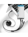 Hurtownia GSM - Kabel USB 3w1 Baseus Bright Mirror, USB do micro USB / USB-C / Lightning, 66W, 1.2m (czarny) - BSU2797BLK - {ean13} - Hurt