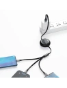 Hurtownia GSM - Kabel USB 3w1 Baseus Bright Mirror, USB do micro USB / USB-C / Lightning, 66W, 1.2m (czarny) - BSU2797BLK - {ean13} - Hurt