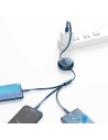 Hurtownia GSM - Kabel USB 3w1 Baseus Bright Mirror, USB do micro USB / USB-C / Lightning, 66W, 1.2m (niebieski) - BSU2798BLU - {ean13} - Hurt